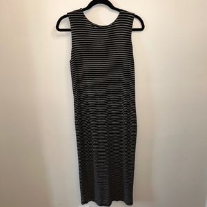 Athleta Modal Striped Midi Dress